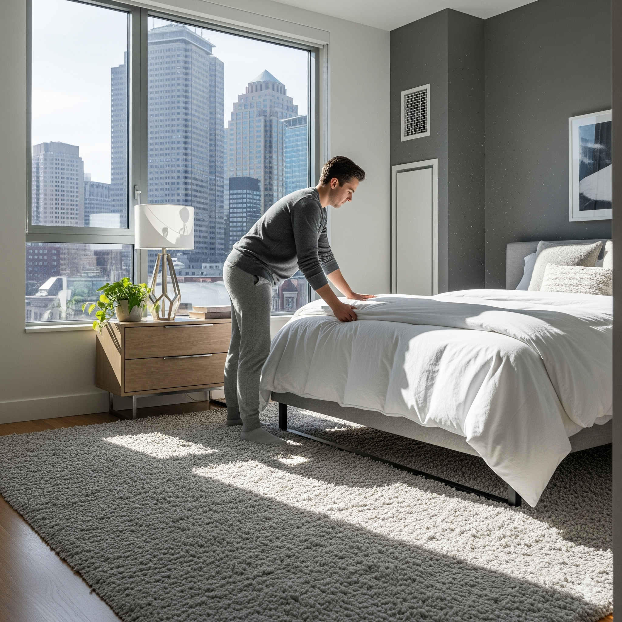 Modern Bedroom Cleaning